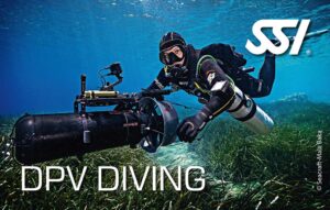 Kurs SSI DPV Diving. Kurs nurkowania ze skuterem podwodnym. Centrum nurkowe Scuba Elite